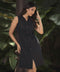 Pockets Detailed Buttoned Dress with Belt